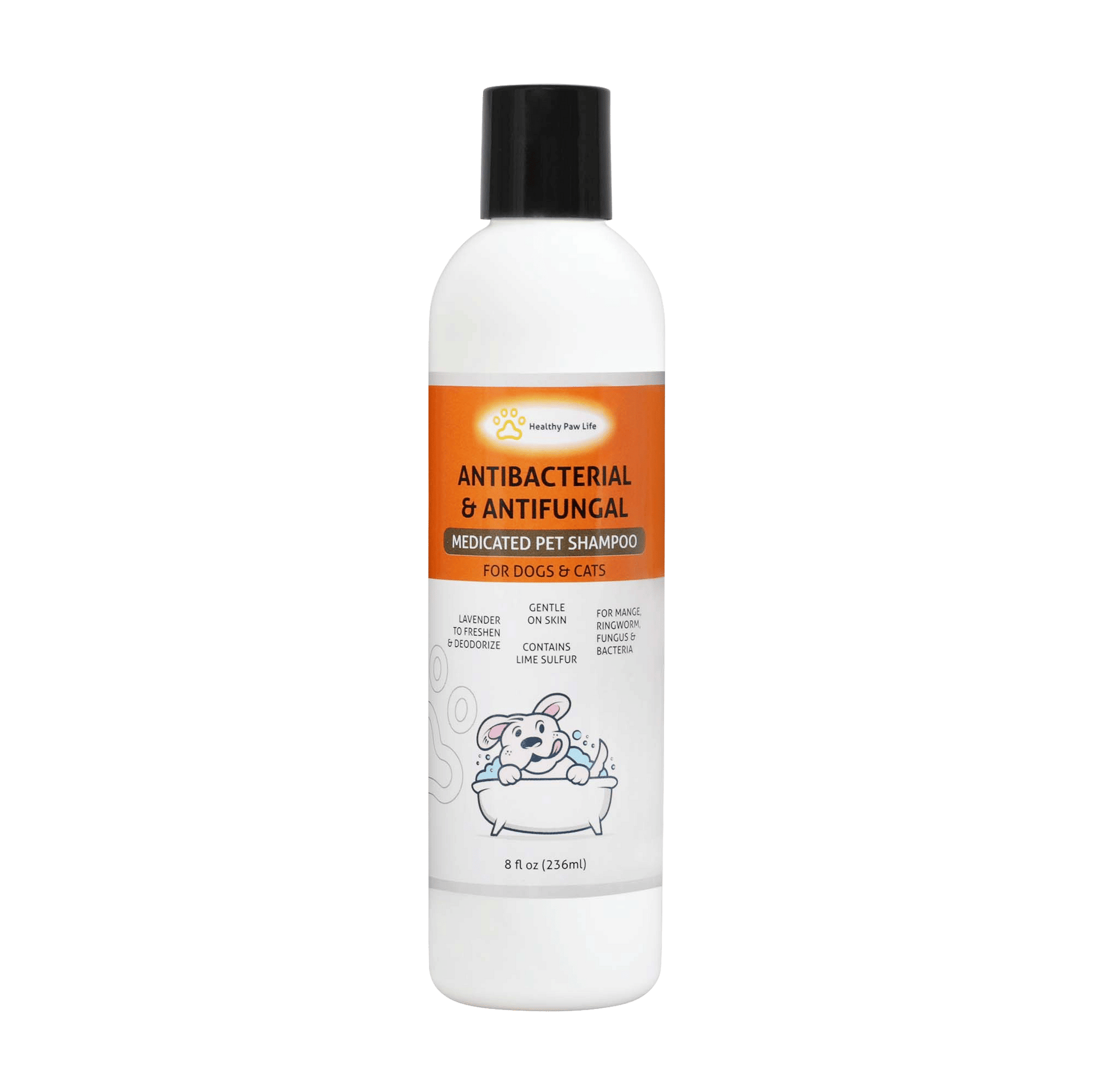 Lime Sulfur Pet Shampoo - Pet Care and Veterinary Solution for Itchy and Dry Skin - Safe for Dog;  Cat;  Puppy;  Kitten; image 1
