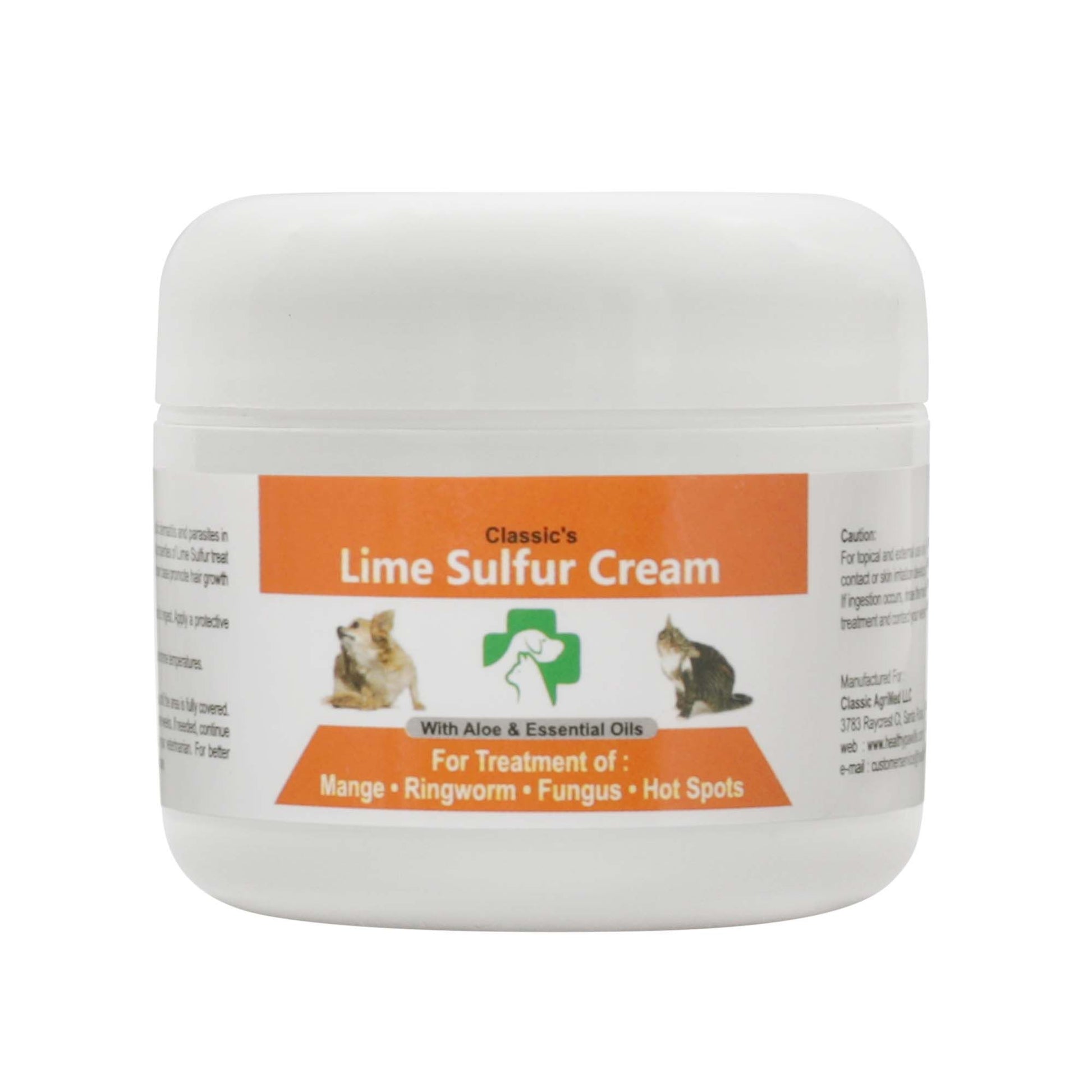 Lime Sulfur Pet Skin Cream - Pet Care and Veterinary Treatment for Itchy and Dry Skin - Safe Solution for Dog;  Cat;  Pu image 6