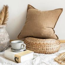 Linen Throw pillow; 18x18 inch Linen Accent Pillow image 16