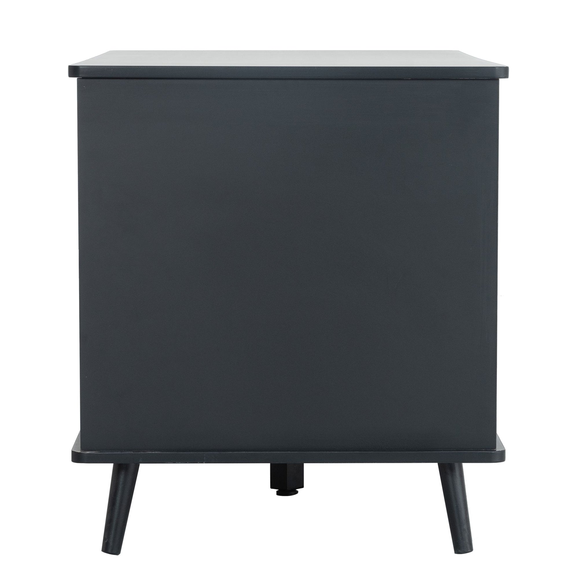 Litter Box Enclosure, Cat Litter Box Furniture with Hidden Plug, 3 Doors,Indoor Cat Washroom Storage Bench Side Table Ca image 20