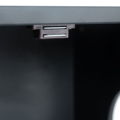 Litter Box Enclosure, Cat Litter Box Furniture with Hidden Plug, 3 Doors,Indoor Cat Washroom Storage Bench Side Table Ca image 18