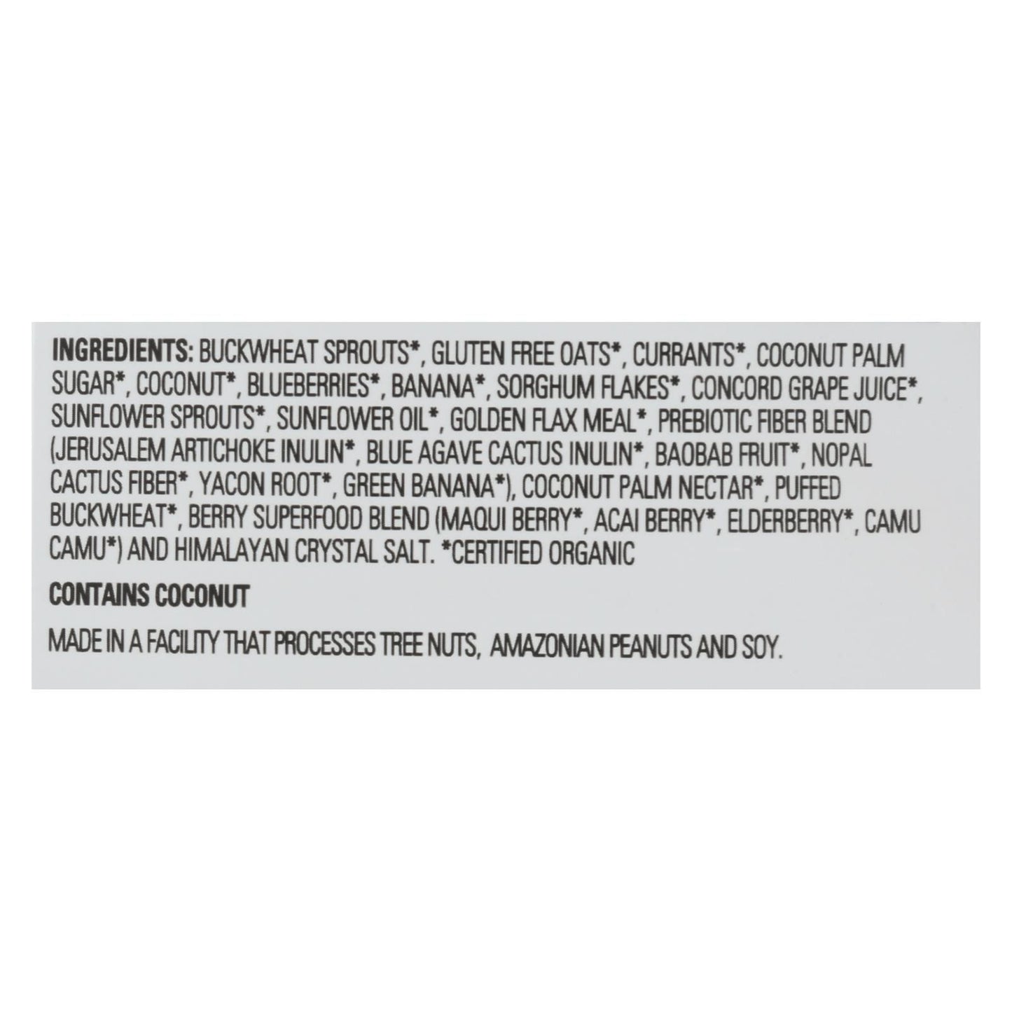 Living Intentions Activated Superfood Cereal - Case Of 6 - 9 Oz image 3