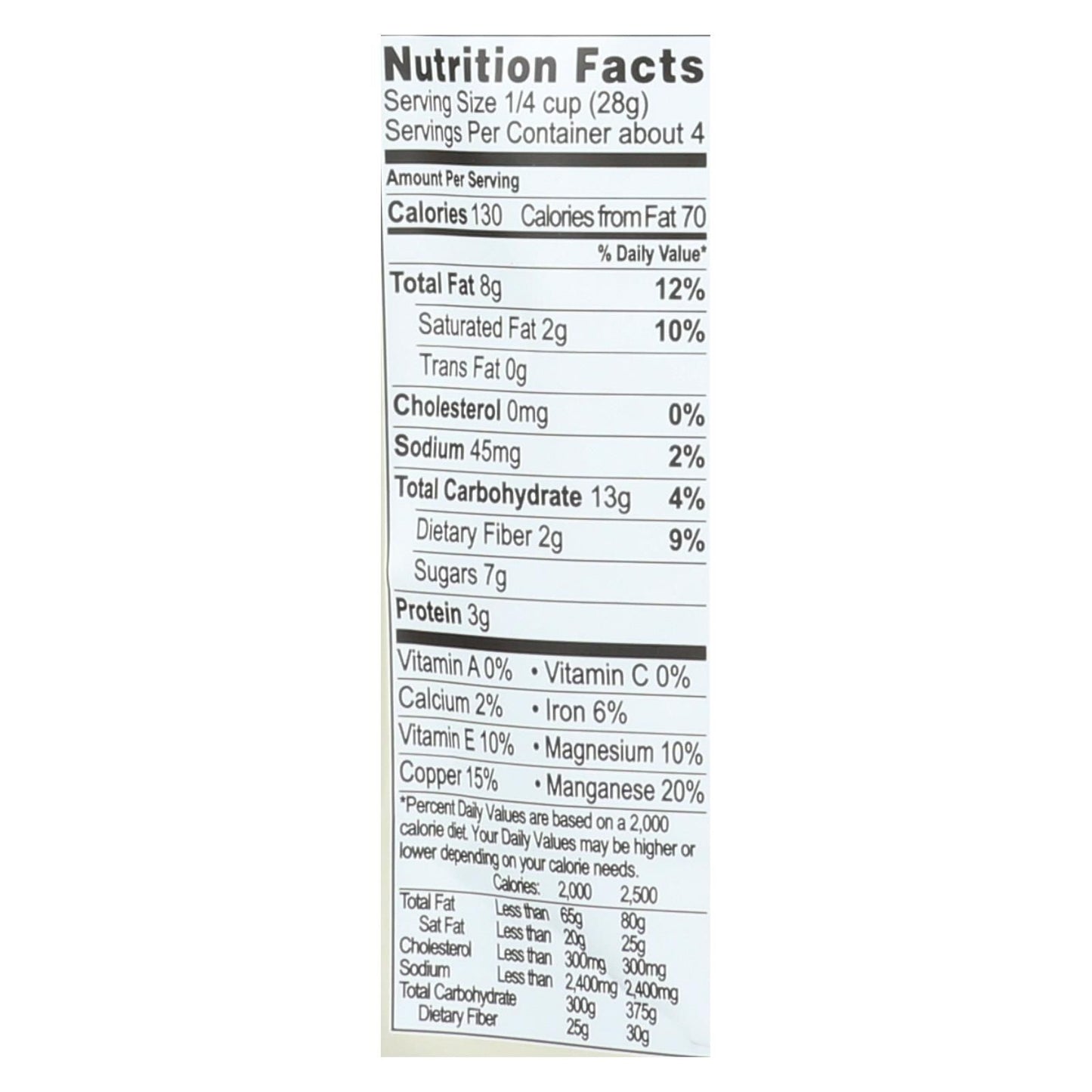 Living Intentions Nut Blend - Sprouted - Dark Cacao - Case Of 6 - 4 Oz image 2