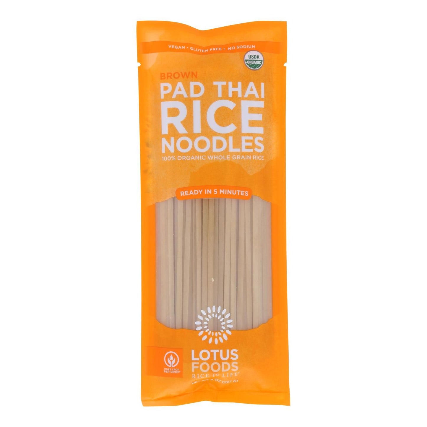 Lotus Foods Noodles - Organic - Brown Rice Pad Thai - Case Of 8 - 8 Oz image 1