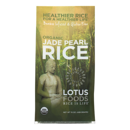 Lotus Foods Organic Jade Pearl Rice - Case Of 6 - 15 Oz. image 1