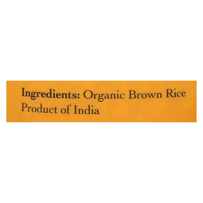 Lotus Foods Organic Rice - Brown Basmati - Case Of 6 - 30 Oz image 3