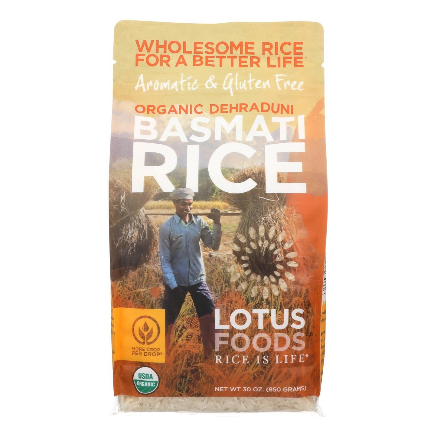 Lotus Foods Organic Rice - Jasmine - Case Of 6 - 30 Oz image 2