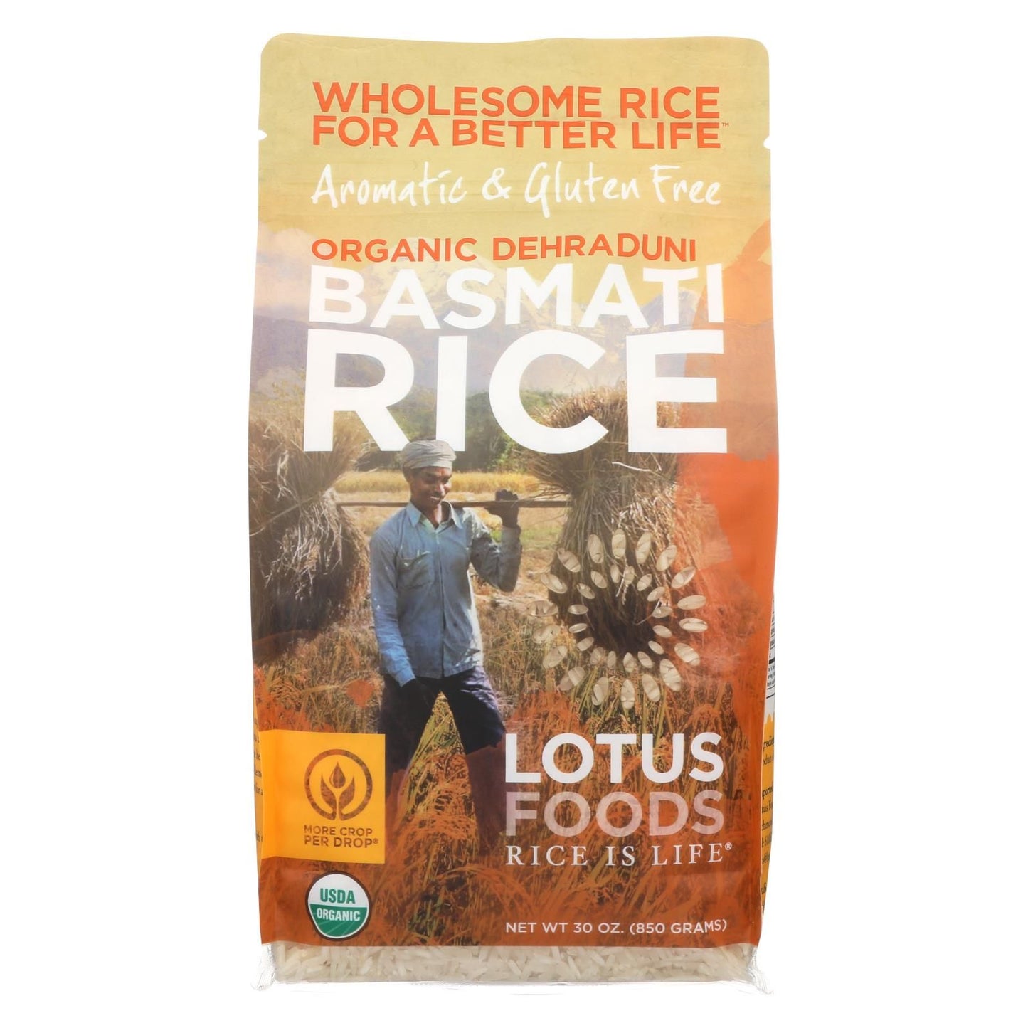 Lotus Foods Organic Rice - Jasmine - Case Of 6 - 30 Oz image 1
