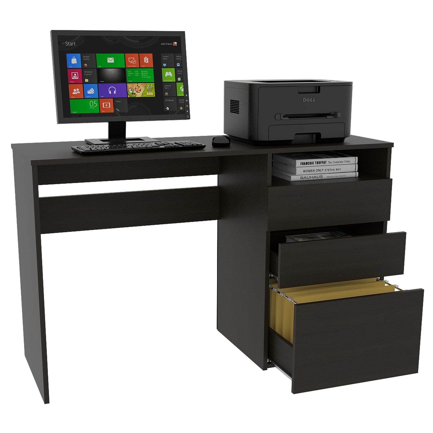 Louisiana Writing Computer Desk, Three Drawers image 7