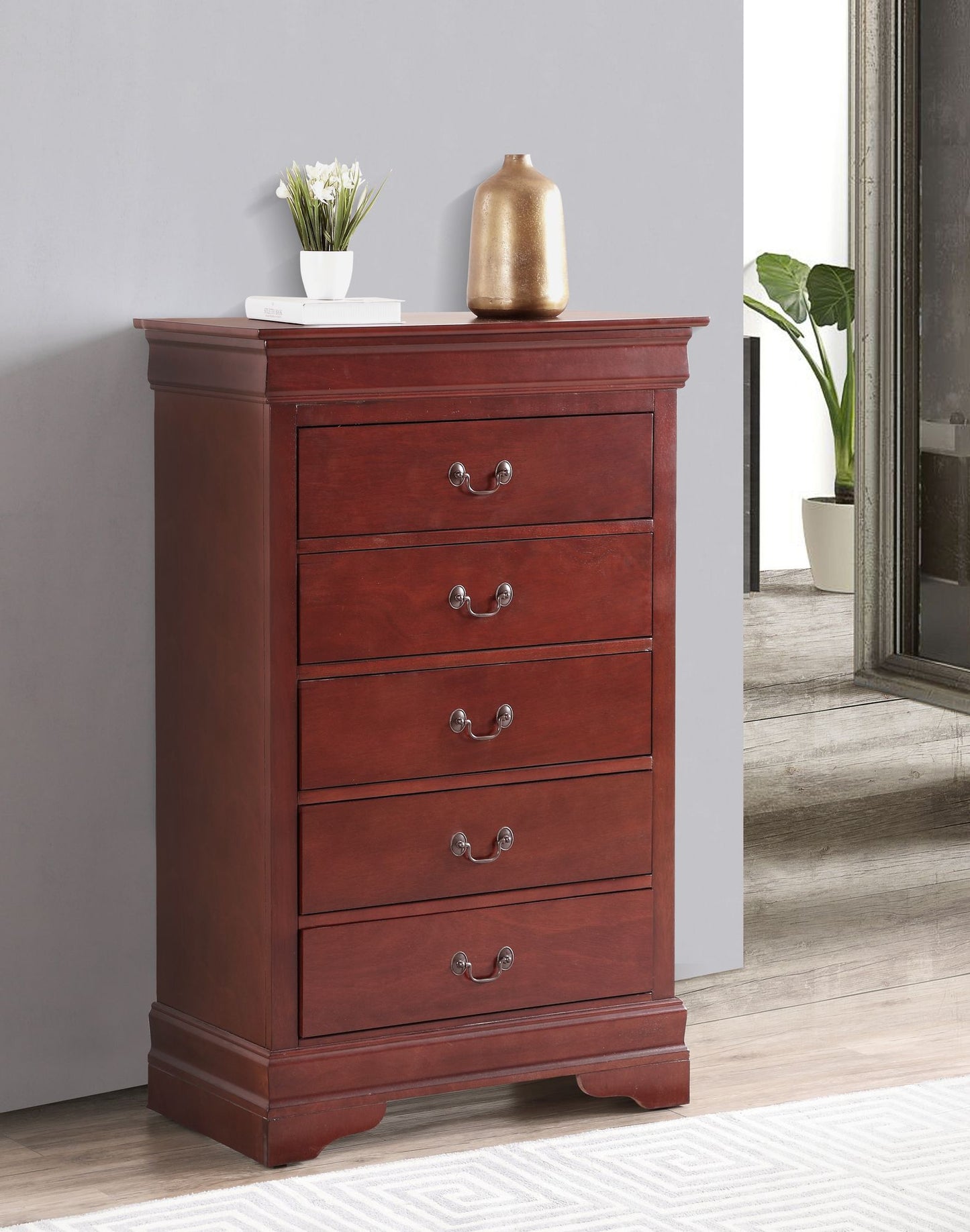 LouisPhillipe G2100-CH Chest , Cherry image 1