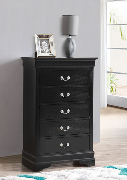 LouisPhillipe G2150-CH Chest , Black image 1