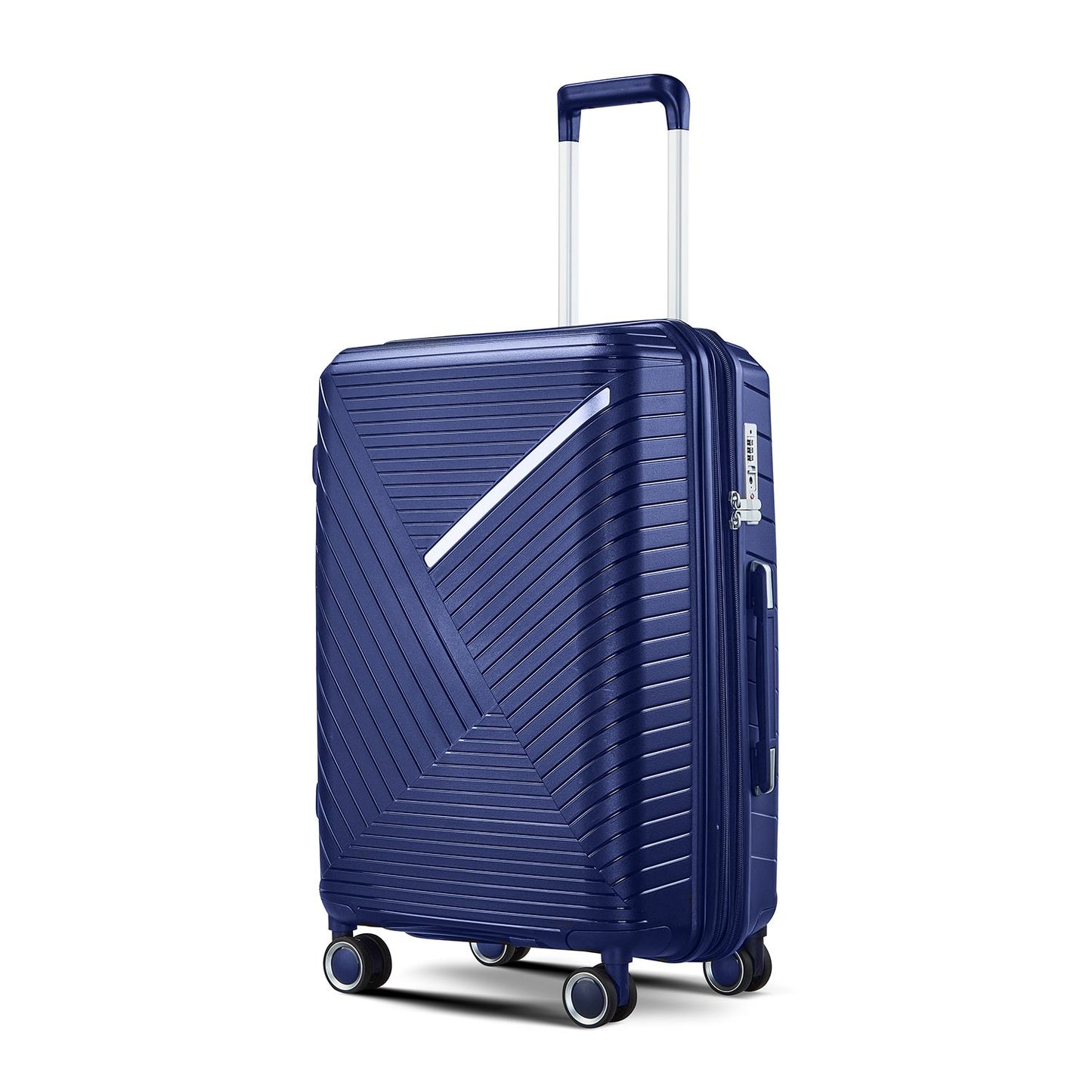 Luggage Sets 4 Piece(14/20/24/28), Expandable Lightweight Suitcase with 4 Double 360 Degrees Mute Spinner Wheels PP Mate image 11