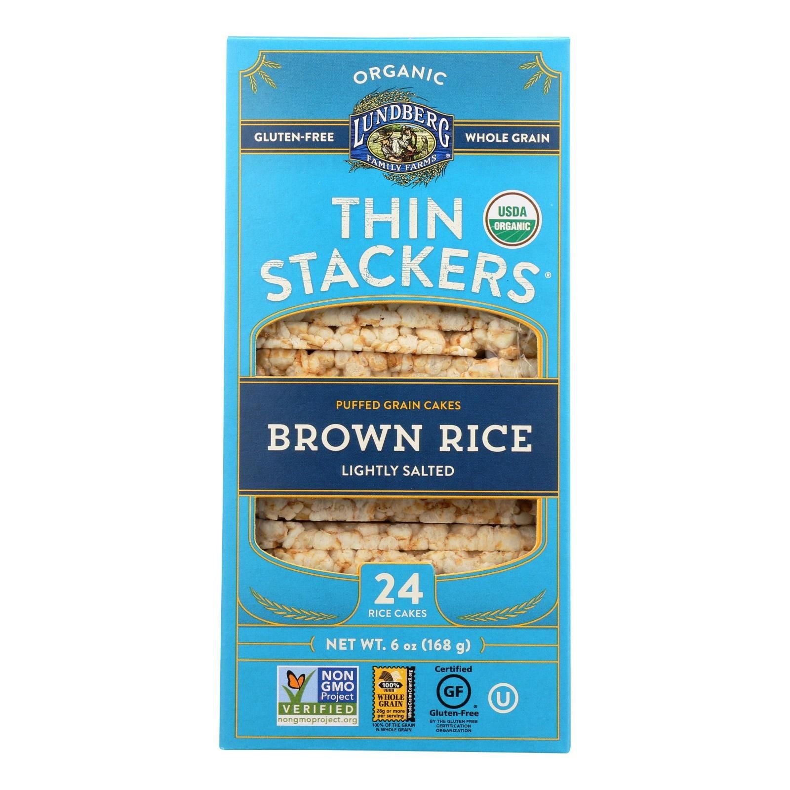 Lundberg Family Farms - Rice Ck Brn Ls Thn Stk - Case Of 6-6 Oz image 1