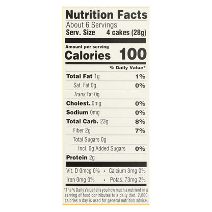 Lundberg Family Farms - Rice Ck Brn Sugar Free Thn Stk - Case Of 6-6 Oz image 2
