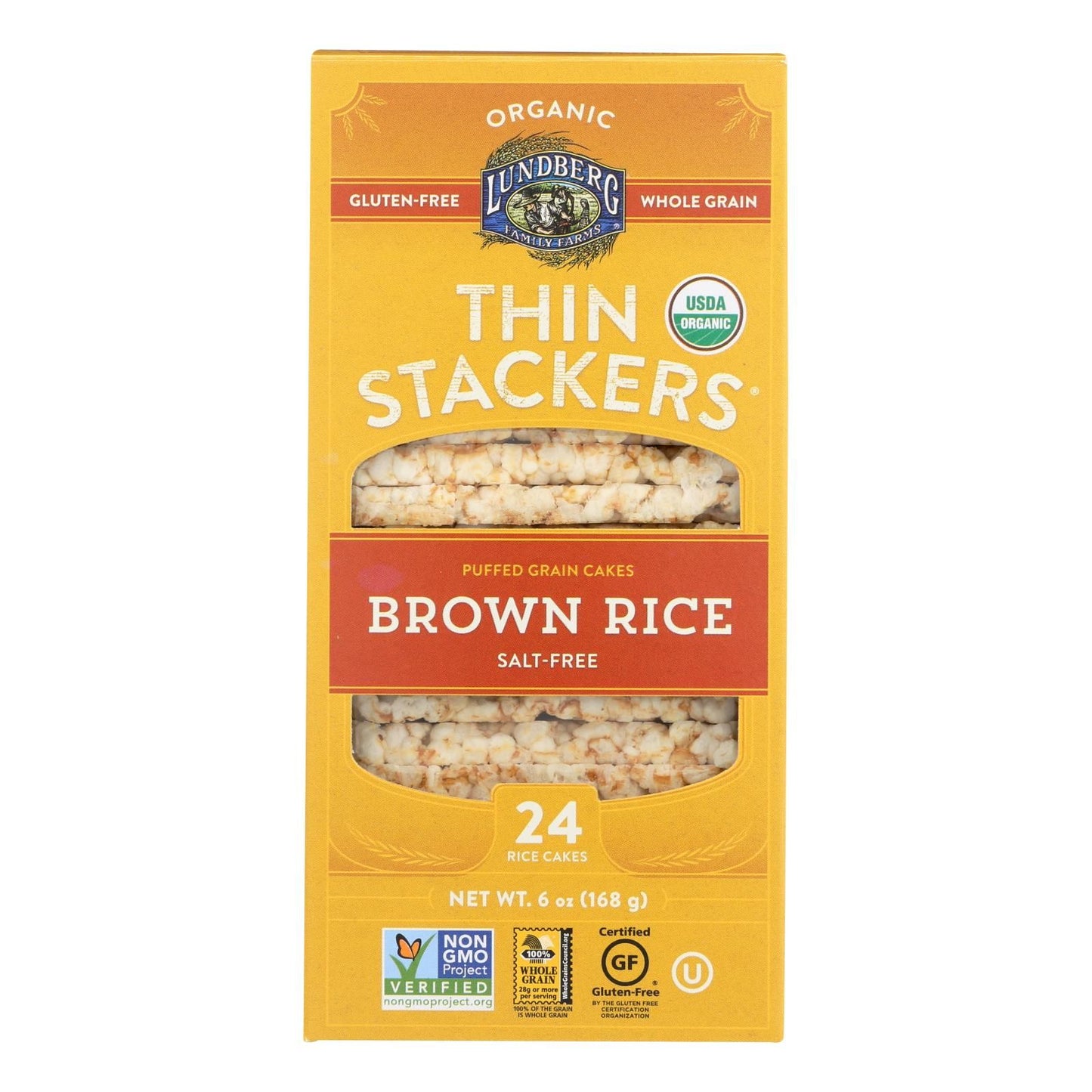 Lundberg Family Farms - Rice Ck Brn Sugar Free Thn Stk - Case Of 6-6 Oz image 1