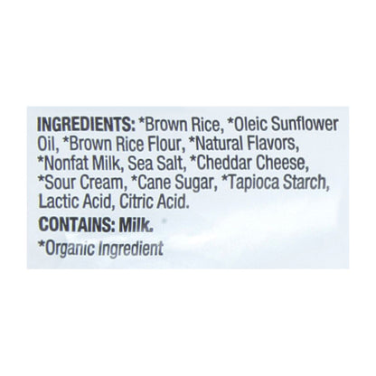 Lundberg Family Farms - Rice Ck Mini Wht Ched - Case Of 6-5 Oz image 3