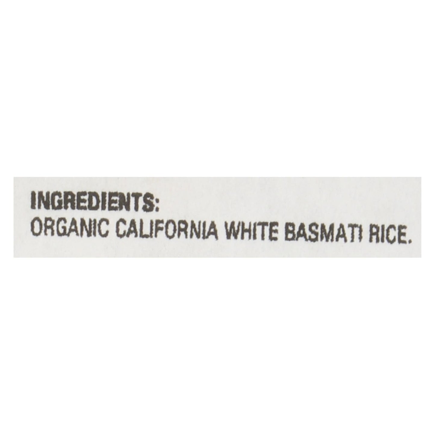 Lundberg Family Farms Organic California White Basmati Rice - Case Of 25 Lbs image 2