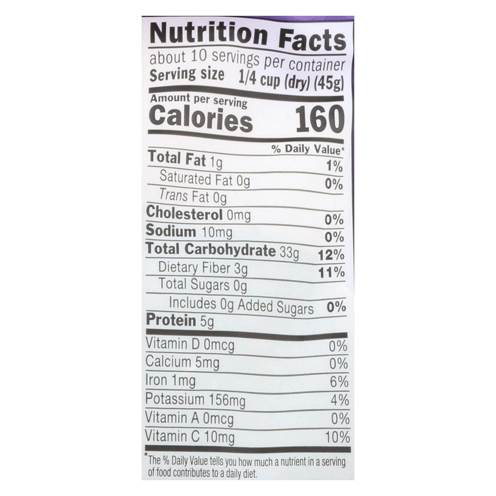 Lundberg Family Farms Organic Rice - Black Pearl - Case Of 6 - 1 Lb. image 2