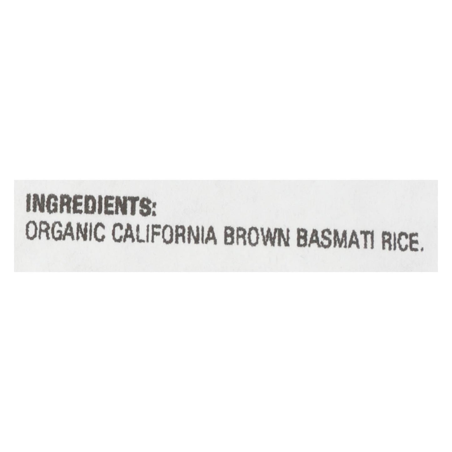 Lundberg Family Farms Organic Rice - Brown Basmati - Case Of 25 Lbs image 3