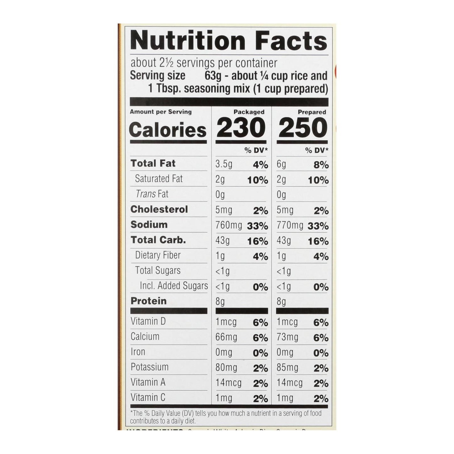 Lundberg Family Farms Organic Risotto - Creamy Parmesan - Case Of 6 - 5.5 Oz image 3