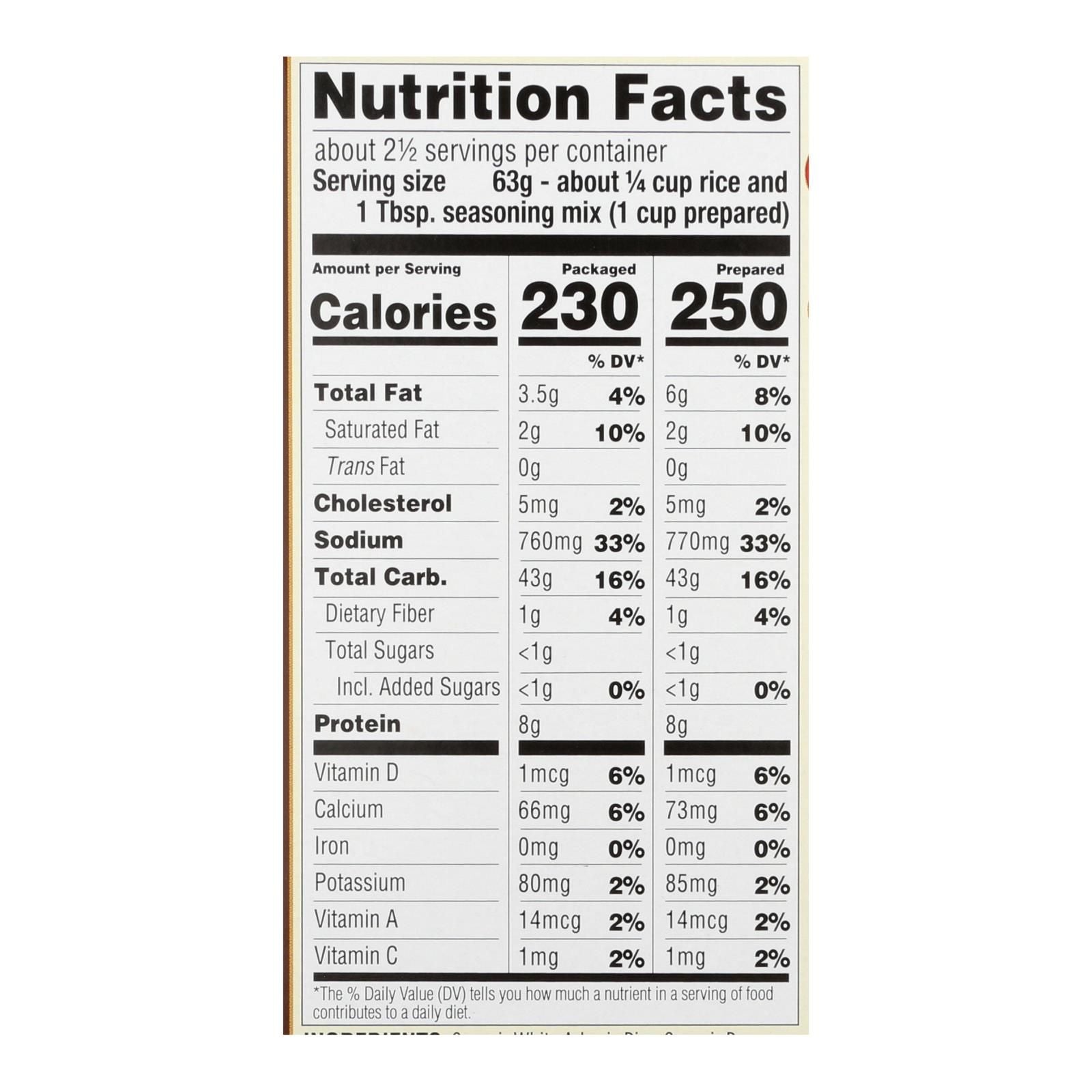 Lundberg Family Farms Organic Risotto - Creamy Parmesan - Case Of 6 - 5.5 Oz image 3