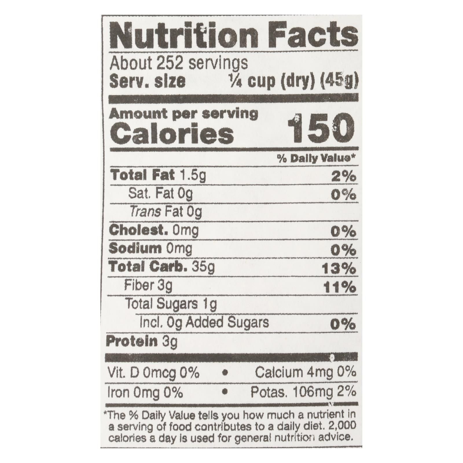 Lundberg Family Farms Short Grain Brown Rice - Case Of 25 Lbs image 3
