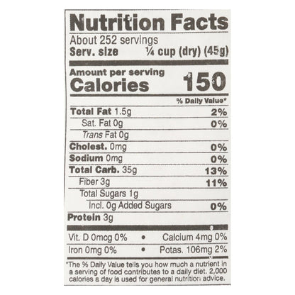Lundberg Family Farms Short Grain Brown Rice - Case Of 25 Lbs image 3
