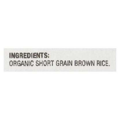 Lundberg Family Farms Short Grain Brown Rice - Case Of 25 Lbs image 2