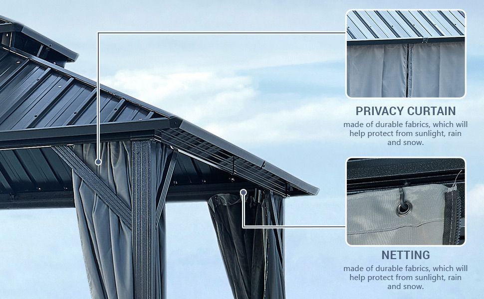 Luxembourg Gazebo (Powder Coated) image 3