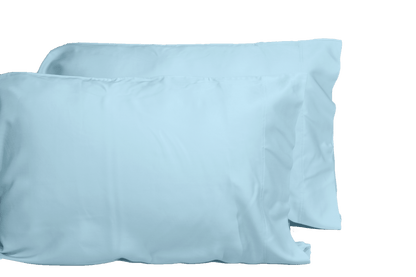 Luxurious Viscose from 100% Bamboo 2-Piece Pillowcase Set , Oeko-TEX Certified, King - Sky image 1