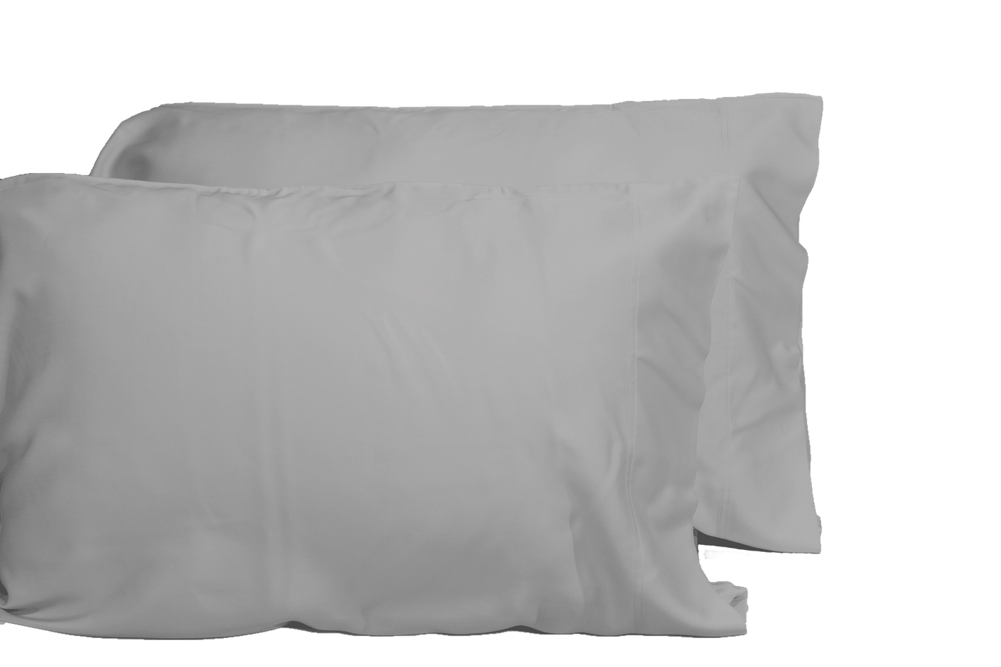 Luxuriously Soft 100% Viscose Derived from Bamboo 3-Piece sheet Set , Oeko-TEX Certified, Twin - Silver Gray image 3