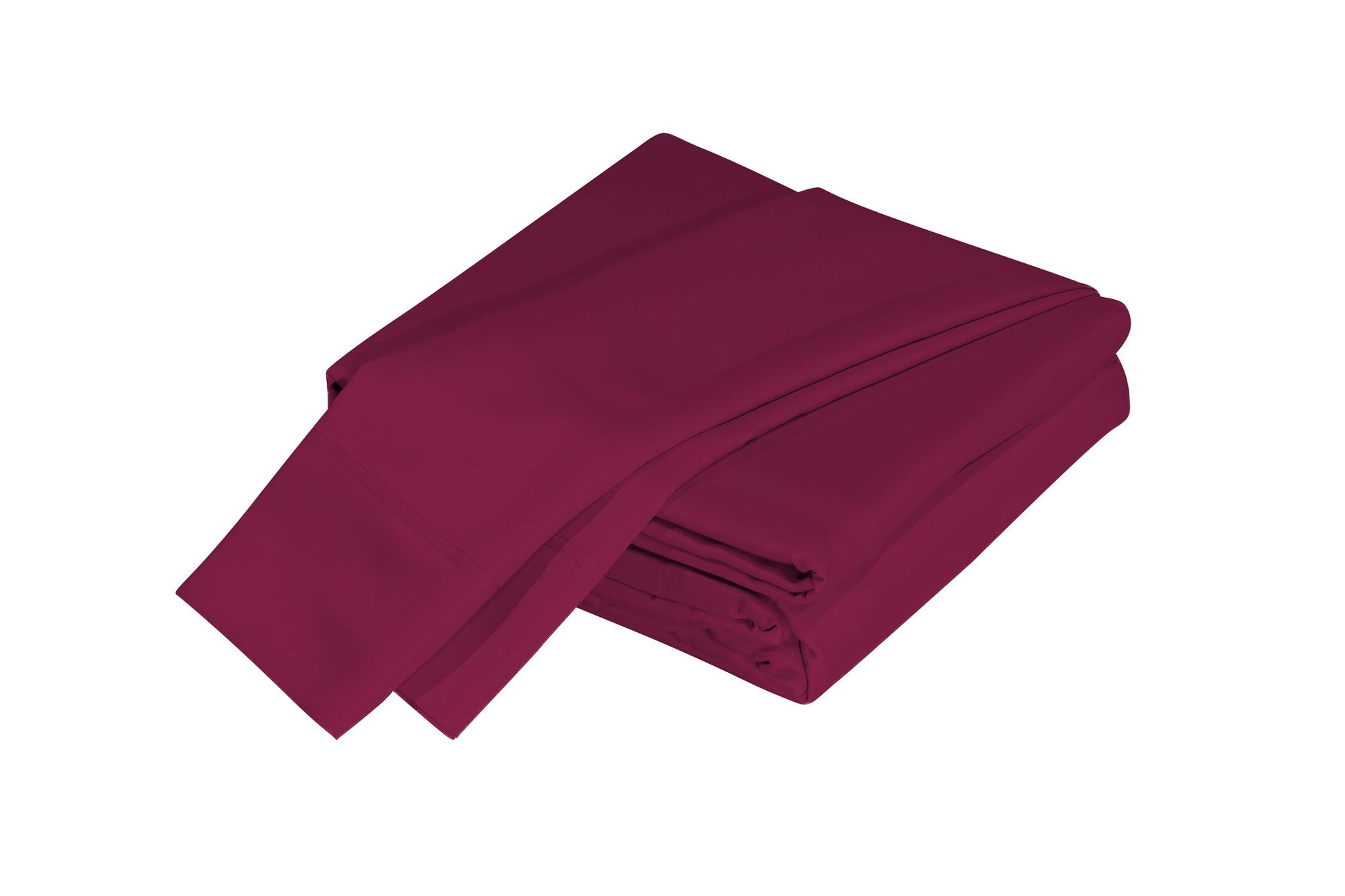Luxuriously Soft 100% Viscose Derived from Bamboo 5-Piece Sheet Set , Oeko-TEX Certified, Split King - Merlot image 1