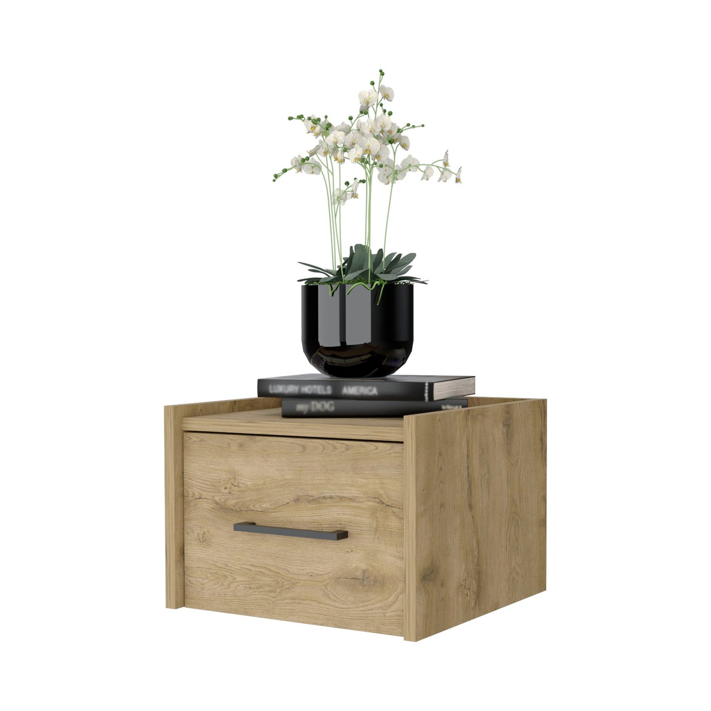 Macadamia Wall-Mounted Floating Nightstand image 4