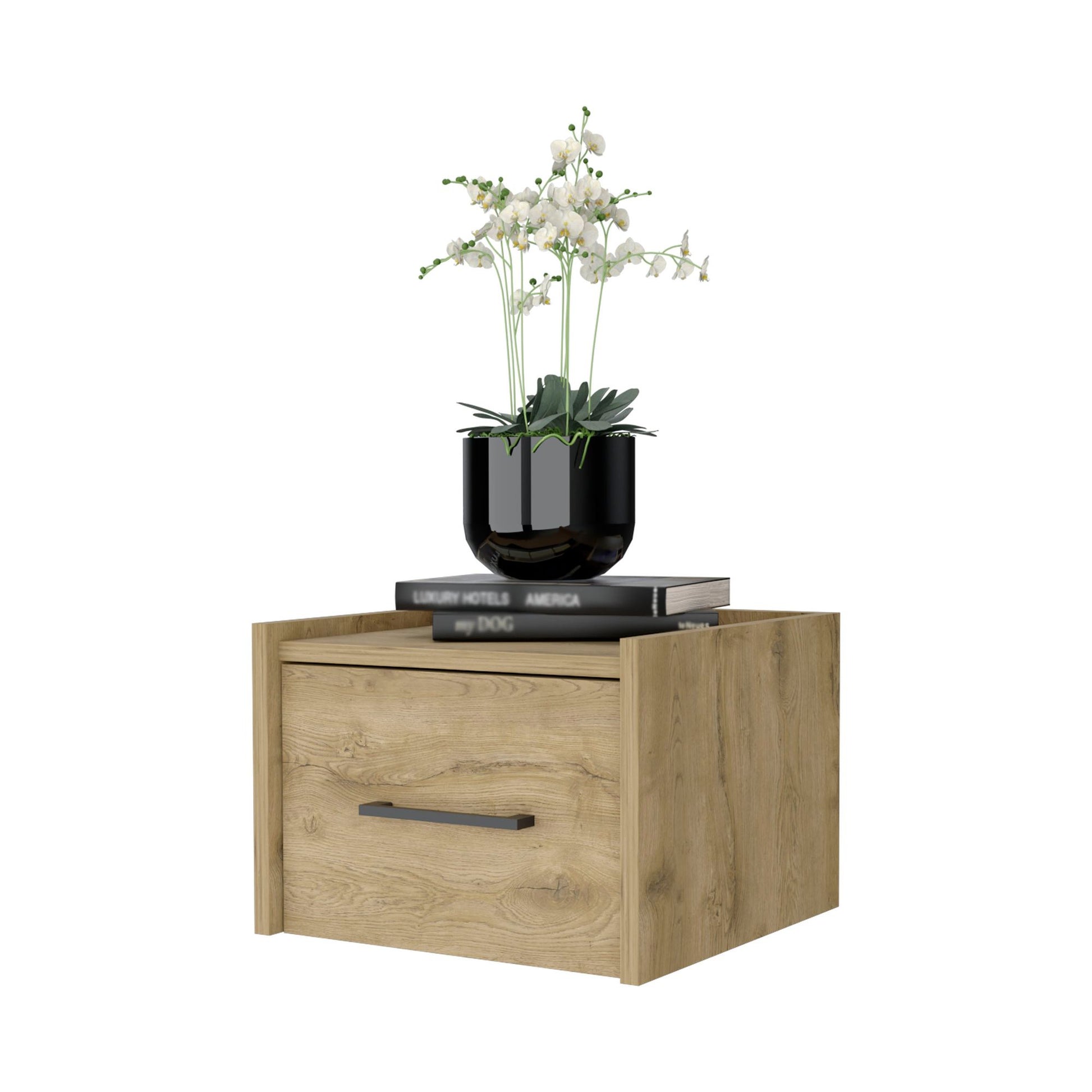 Macadamia Wall-Mounted Floating Nightstand image 4