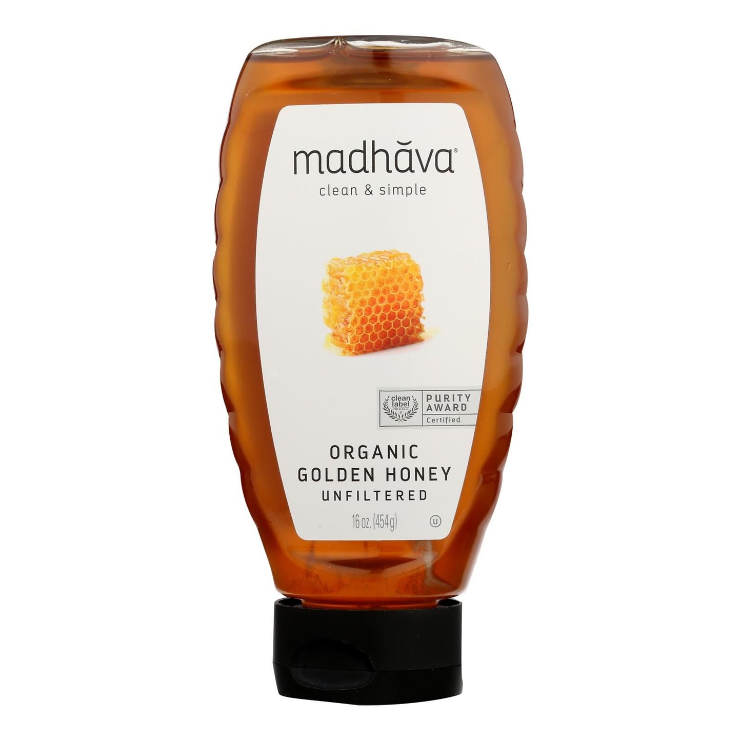 Madhava Honey - Honey Golden Squz - Case Of 6 - 17.6 Oz image 1