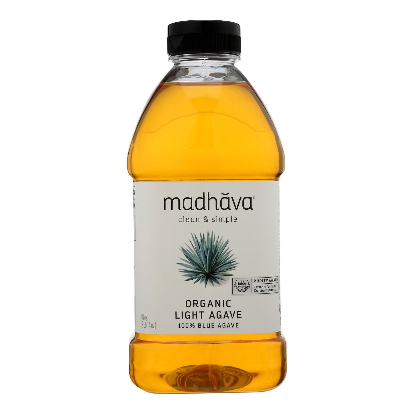 Madhava Honey Agave Nectar - Organic - Light - Case Of 4 - 46 Oz image 1