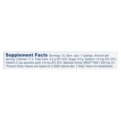 Manuka Health - Loz Honey Mgo 400+ Blkcrnt - 1 Each 1-15 Ct image 2