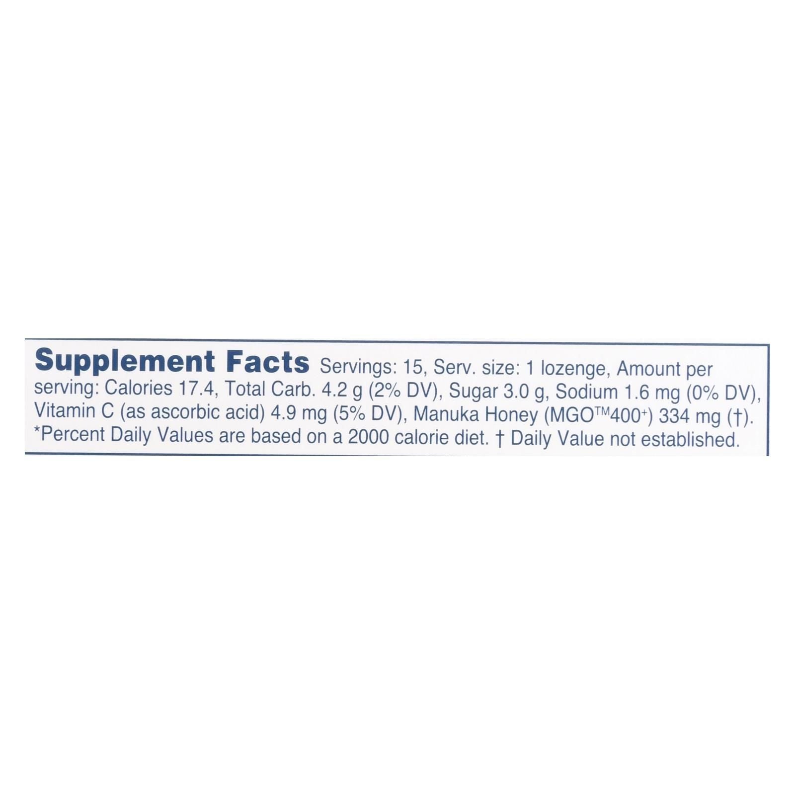 Manuka Health - Loz Honey Mgo 400+lem Ginger - 1 Each 1-15 Ct image 4