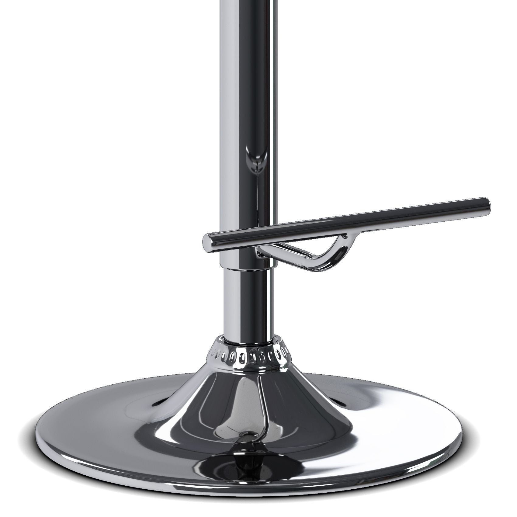 Marana - Bentwood Adjustable Swivel Bar Stool - Light Grey image 6