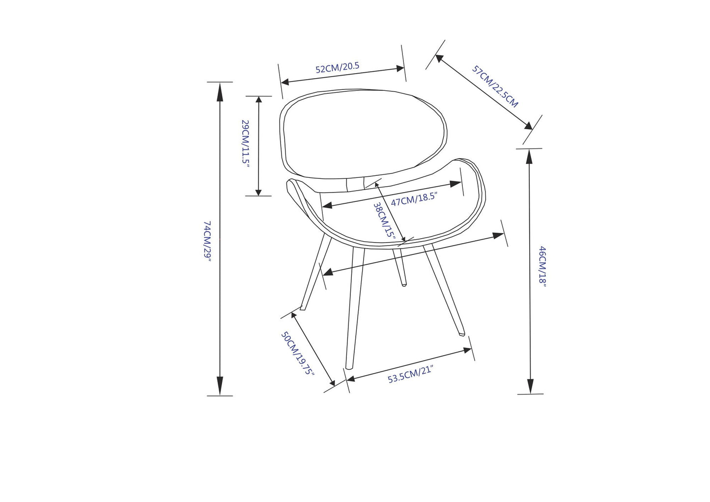 Marana - Dining Chair - Black image 7