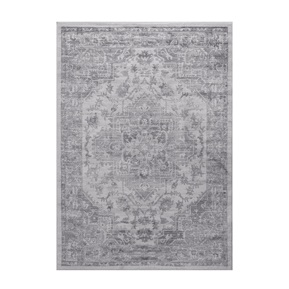 MARFI Collection 2X3 Silver / Oriental Doormat Rug image 2