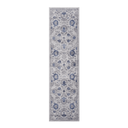 MARFI Collection 2X8 Blue / Silver / Oriental Runner Rug image 2