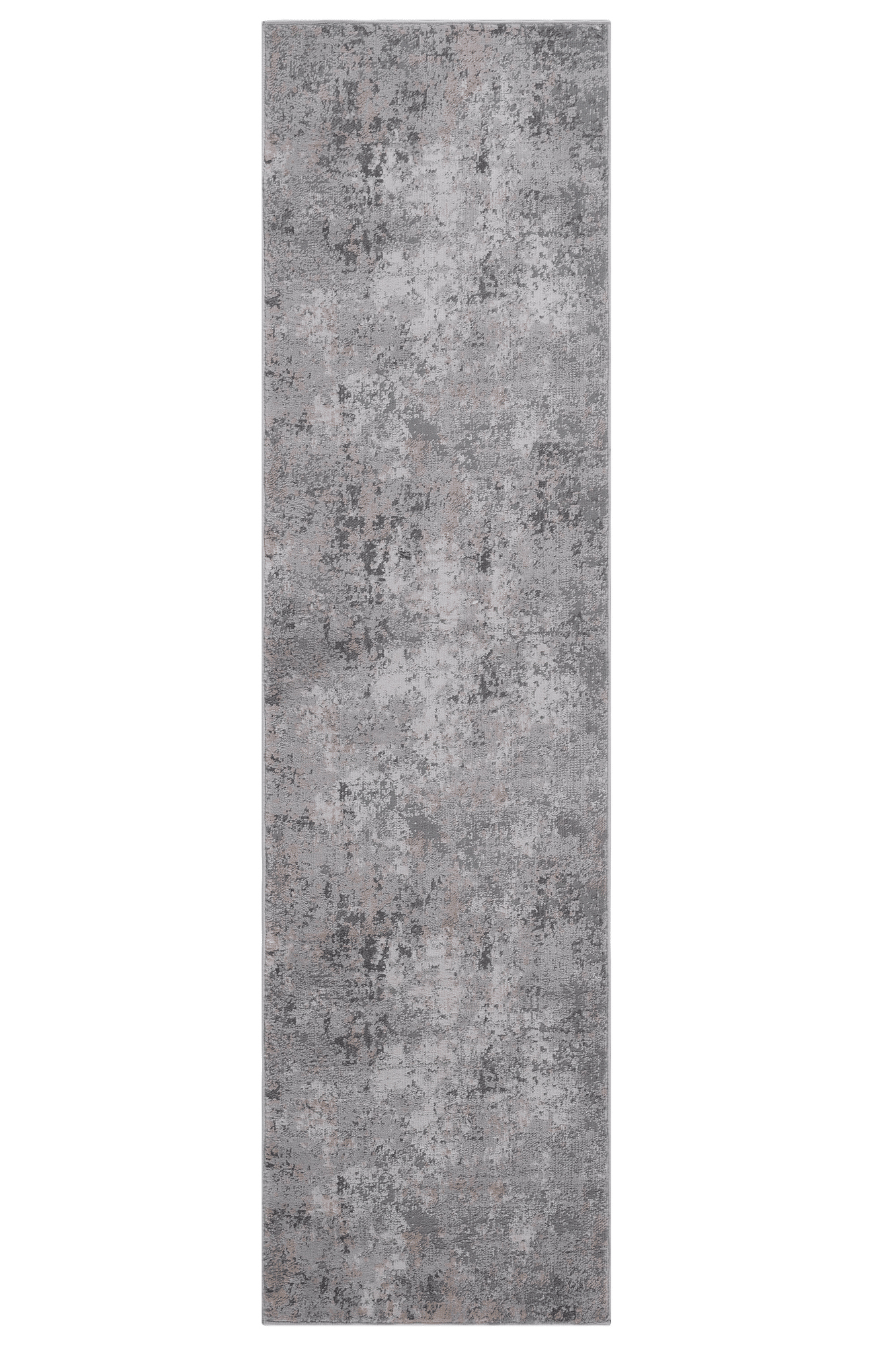 MARFI Collection 2X8 Grey / Multi / Abstract Runner Rug image 2