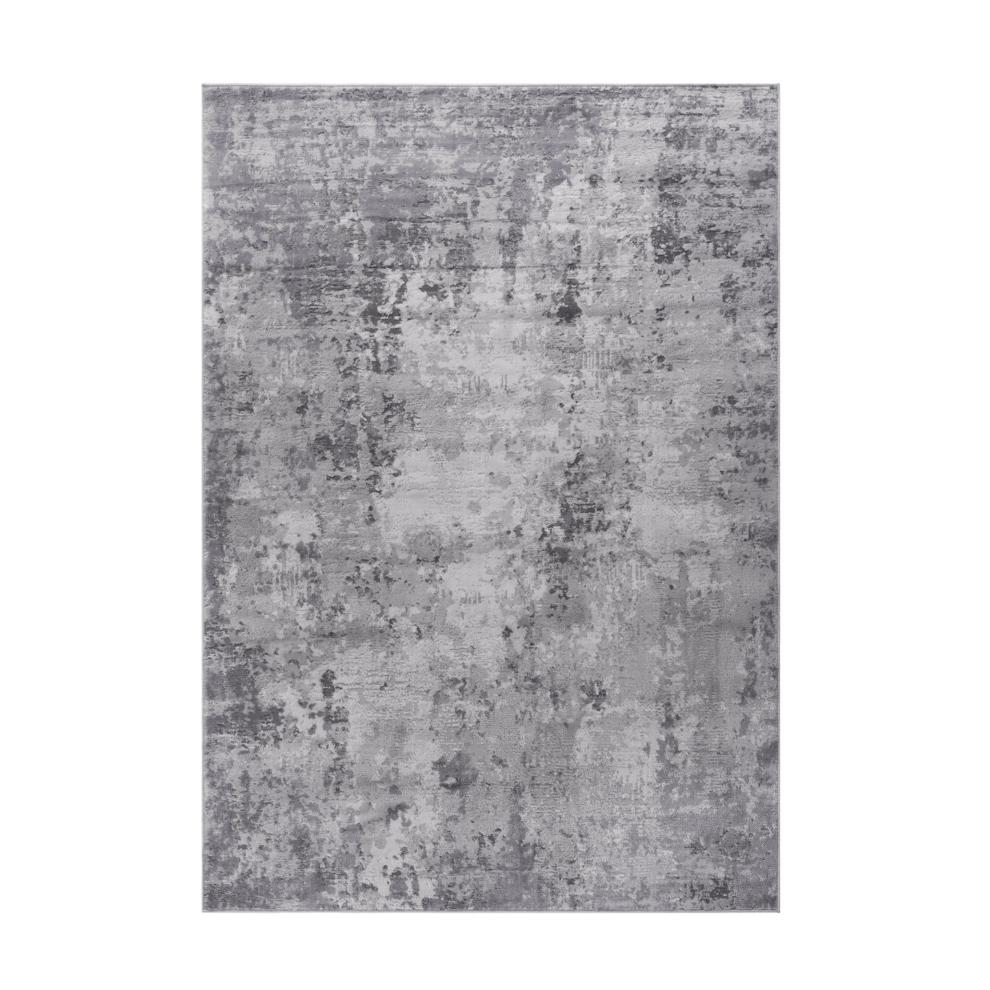 MARFI Collection 5X7 Light Grey / Abstract Area Rug image 2