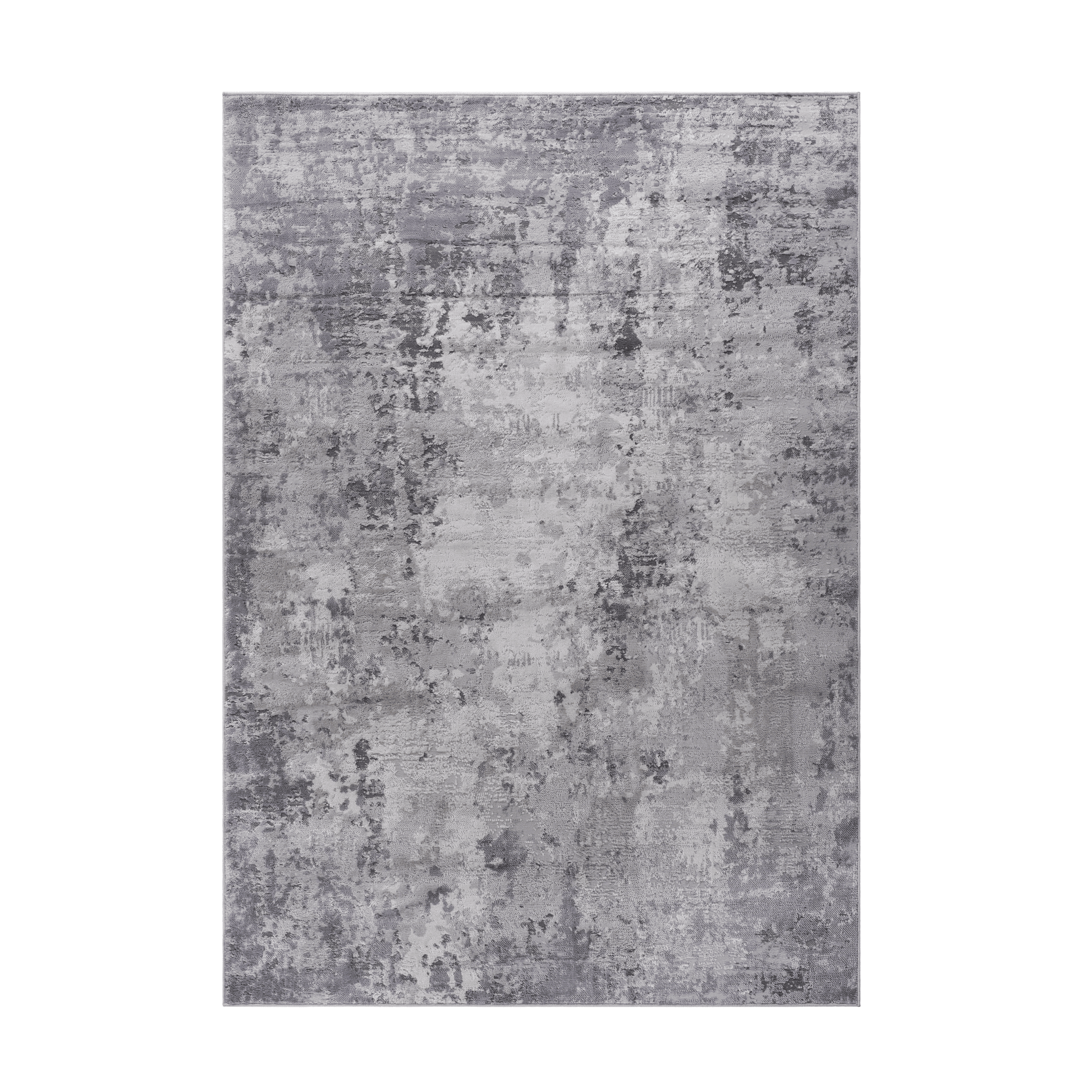 MARFI Collection 5X7 Light Grey / Abstract Area Rug image 2