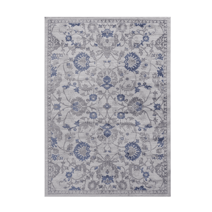 MARFI Collection 6X9 Blue / Silver / Oriental Area Rug image 2