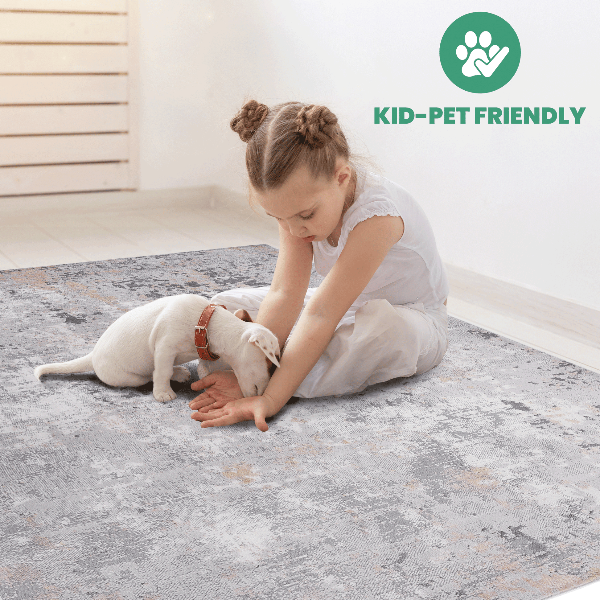 MARFI Collection 6X9 Grey / Multi / Abstract Area Rug image 6