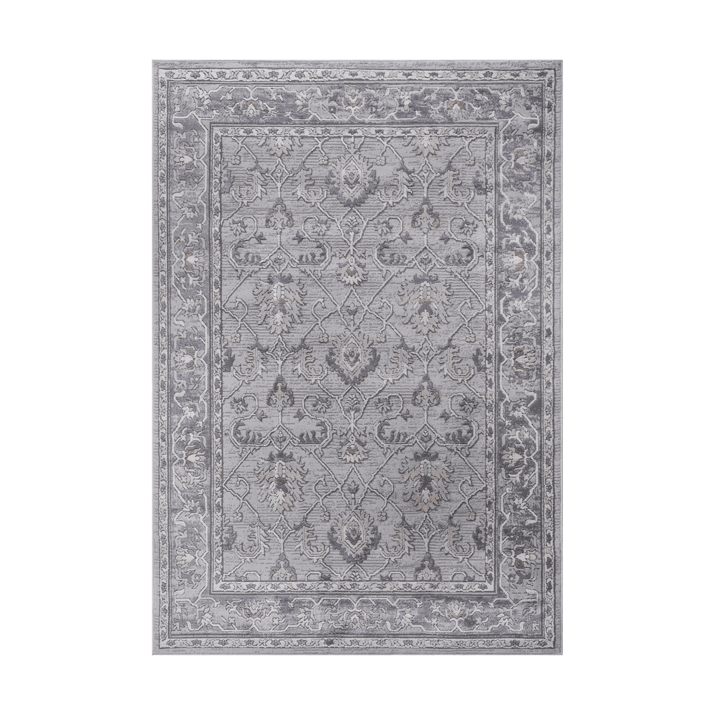 MARFI Collection 6X9 Ivory / Grey / Oriental Area Rug image 2