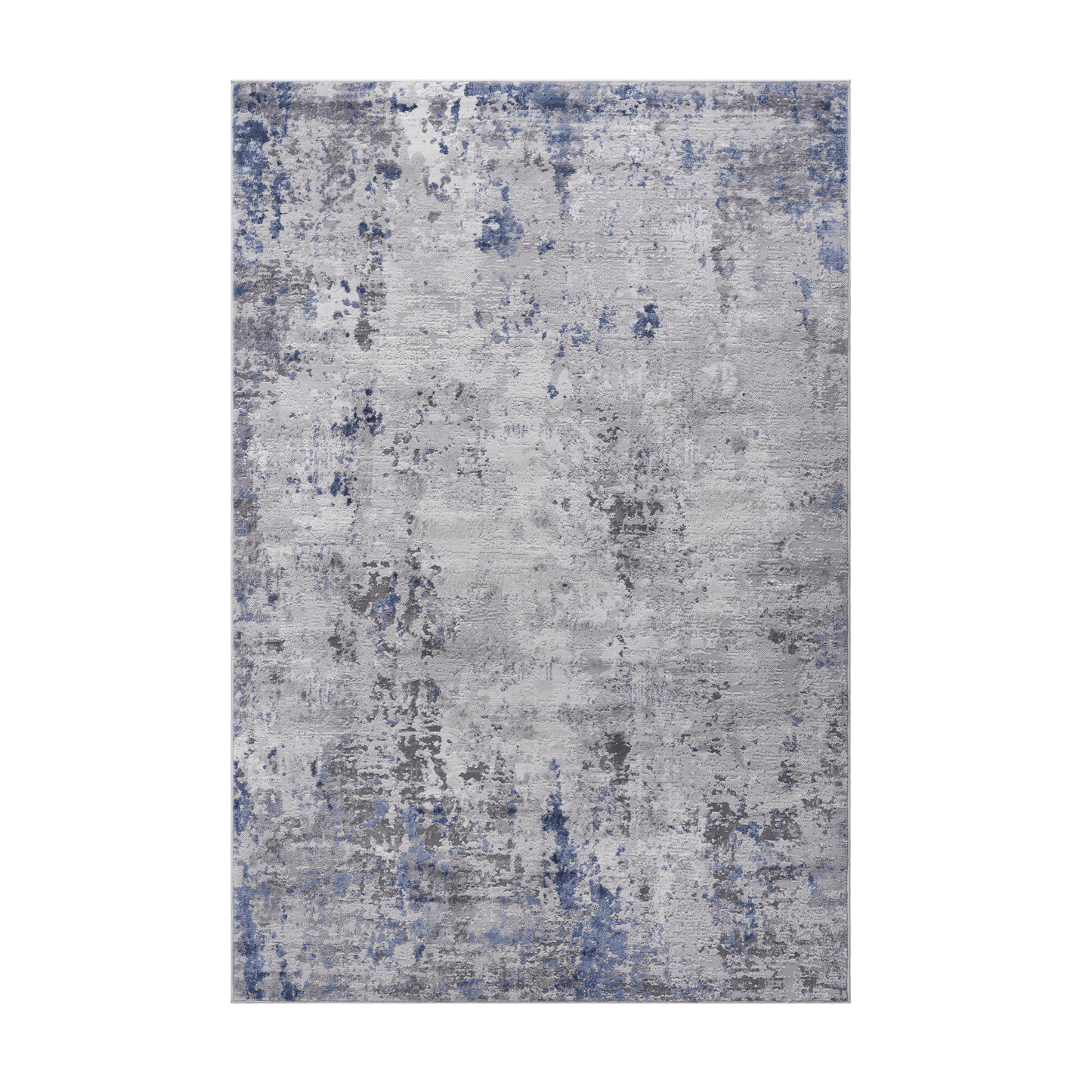 MARFI Collection 6X9 Silver / Blue / Abstract Area Rug image 2