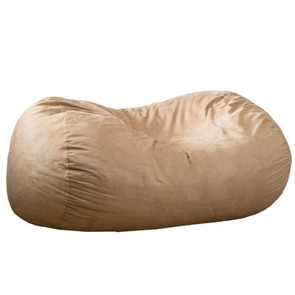 Marlin 6.5 Foot Suede Cylindrical Bean Bag, Tuscany image 1